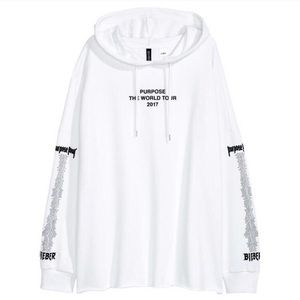 White Purpose Tour Hoodie